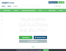 Tablet Screenshot of esightenergy.com